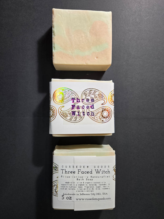 Three Faced Witch Bath Soap